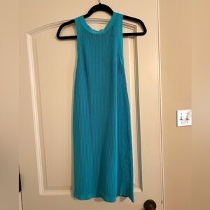 SOLID & STRIPED Turquoise Midi Dress